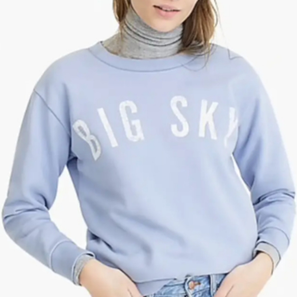 JCrew Big Sky sweatshirt M
